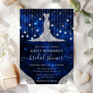 Invitation Lumières de mariage "Diamond Dress" et guirlande à