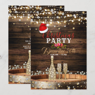 Invitation Lumières de Noël Champenoises en Tonneau de Bois R
