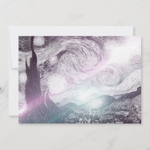 Invitation Lumières nocturnes étoilées