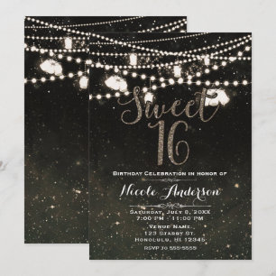 Invitation Lumières rustiques de jarre de maçon de ciel de nu