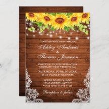 Luminaires de dentelle de tournesol rustique