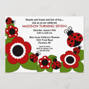 Invitation lumineuse d'anniversaire de fleur et de