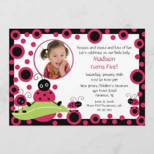 Invitation lumineuse et audacieuse d'anniversaire