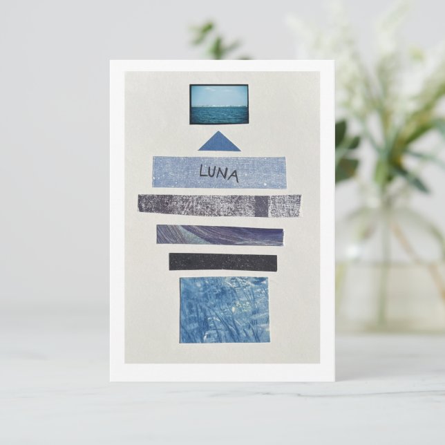 Invitation Luna Stationnaire (Debout devant)