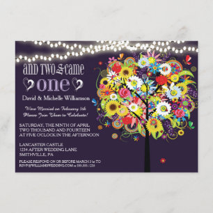 Invitation lunatique de mariage de courrier