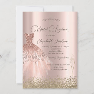 Invitation Lunchéon de Rose Gold Diamonds