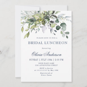 Invitation LUNCHEON Eucalyptus simple et élégant