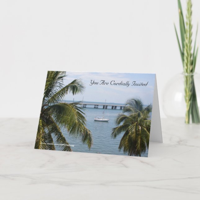 Invitation Lune de miel/Invitation de douche en espèces (Devant)