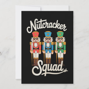 Invitation Lunettes de soleil Nutcracker Squad Noël Xmas Fête