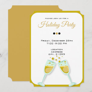 Invitation Lunettes pour Champagne