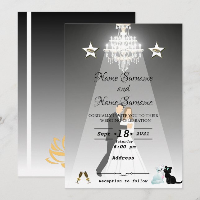 Invitation Lustre (Devant / Derrière)