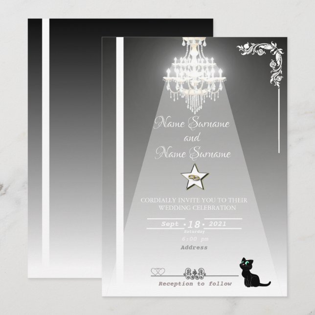 Invitation Lustre (Devant / Derrière)
