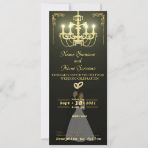Invitation Lustre doré
