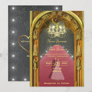 Invitation Lustre doré