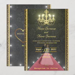 Invitation Lustre doré