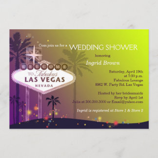 Invitation Luxe Las Vegas Strip Fête des mariées
