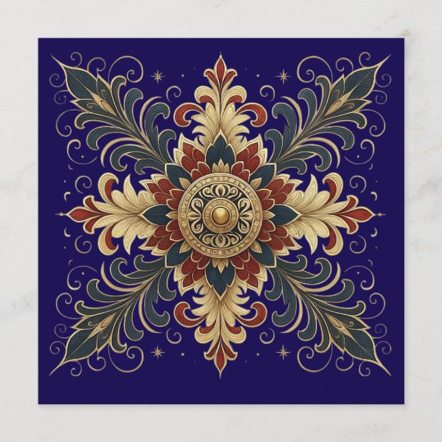 Invitation Luxury Mandala  (Devant)