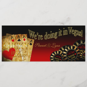 Invitation Lynn's METALLIC ICE Las Vegas Deluxe Mariage