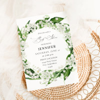 Lys de la Vallée Baby shower floral blanc