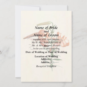 Invitation Lys Et Bureaux De Tigre