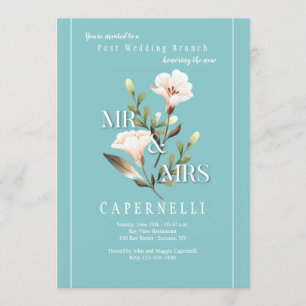 Invitation M. et Mme Post Mariage Brunch