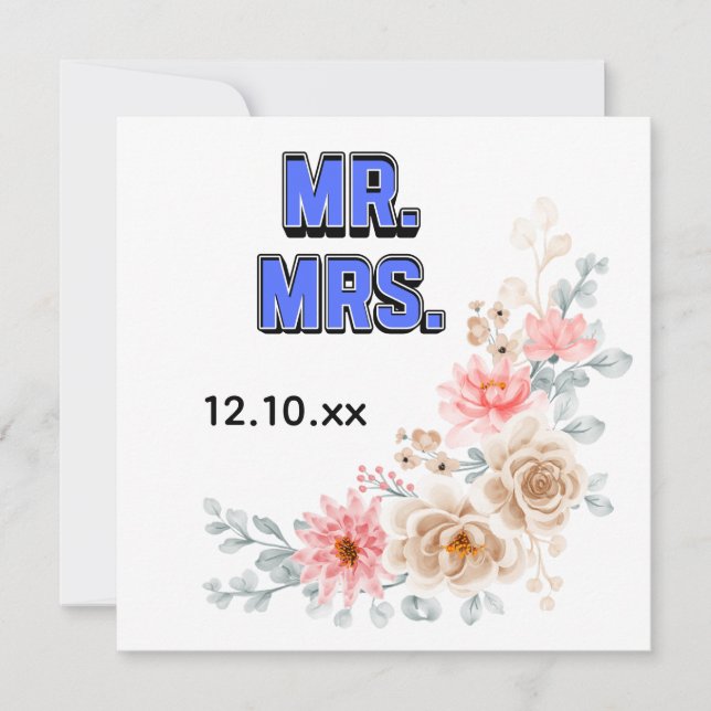 Invitation M. & Mme (Devant)
