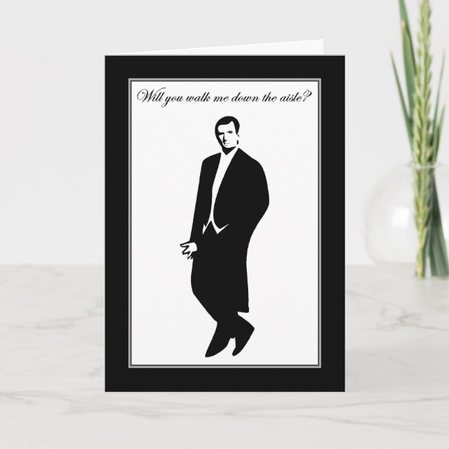 Invitation M'accompagneras-tu jusqu'à l'autel ? Église de mar (Devant)