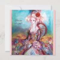 MADAME POMPADOUR , Costume de fête élégant et doré