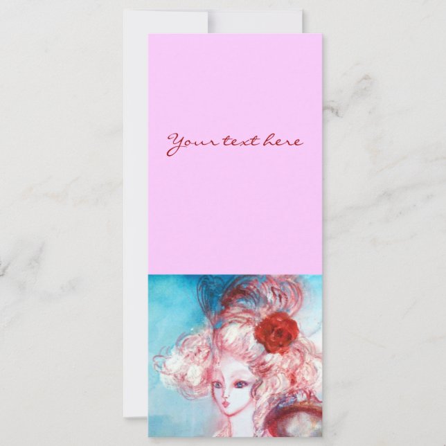 Invitation MADAME POMPADOUR, Soirée Costume Or Classique (Devant)