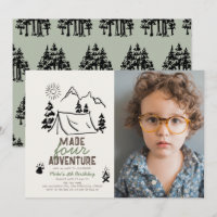 Made Four Adventure Camping Photo Boy 4e anniversa
