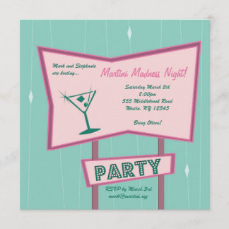 Invitation Mademoiselle Martini