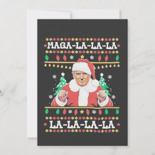 Invitation Maga La La La Trump Noël Inauguration 47e