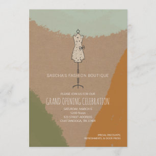 Invitation Magasin Ouverture du Grand Formulaire d'ouverture 