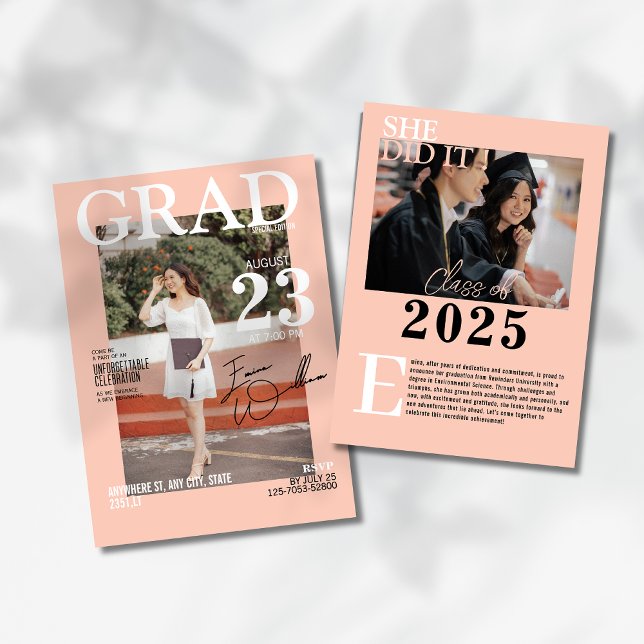 Invitation Magasin photo chic et élégant (Créateur téléchargé)