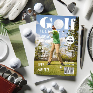 Invitation Magazine Celebrity Golf Anniversaire Photo