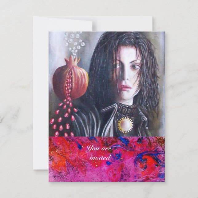 Invitation MAGDALEN Gem rouge (Devant)