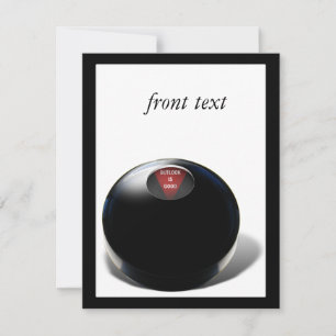 Invitation Magic 8 Ball dit, "Outlook est bon !"