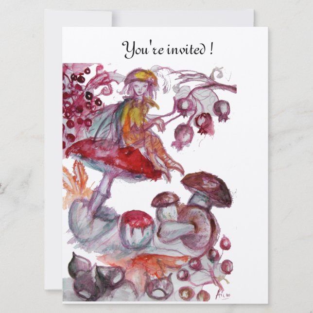 Invitation MAGIC FOLLET DE CHAMPIGNONS champagne (Devant)