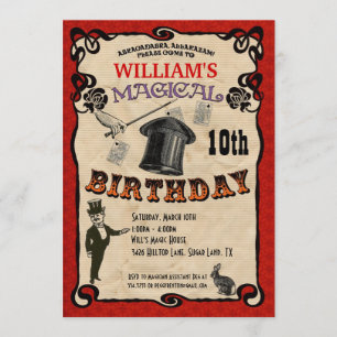 Invitation Magic Party