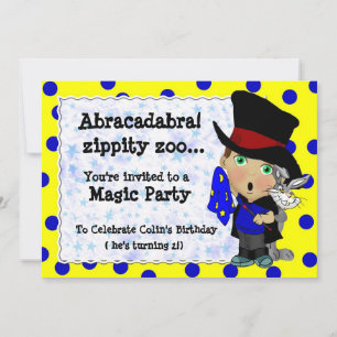 Invitation Magic Party