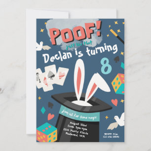 Invitation Magic Party   Invitation magique d'anni
