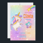 Invitation Magical Unicorns Purple Birthday Party<br><div class="desc">Magical Unicorns Purple Birthday Party Invitation Magical Unicorns Purple Birthday Party Invitation Invite family and friends to your birthday party with our customizable Magical Unicorns birthday party invitation. The kid's birthday party invitation features a beautiful watercolor unicorn standing on a rainbow surrounded by a yellow moon and stars. Personalize the...</div>