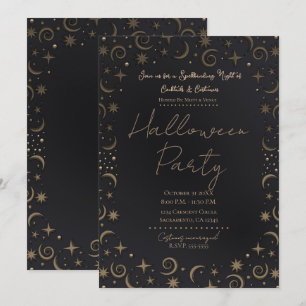 Invitation Magie Whimsical Halloween Cocktails Costumes Party