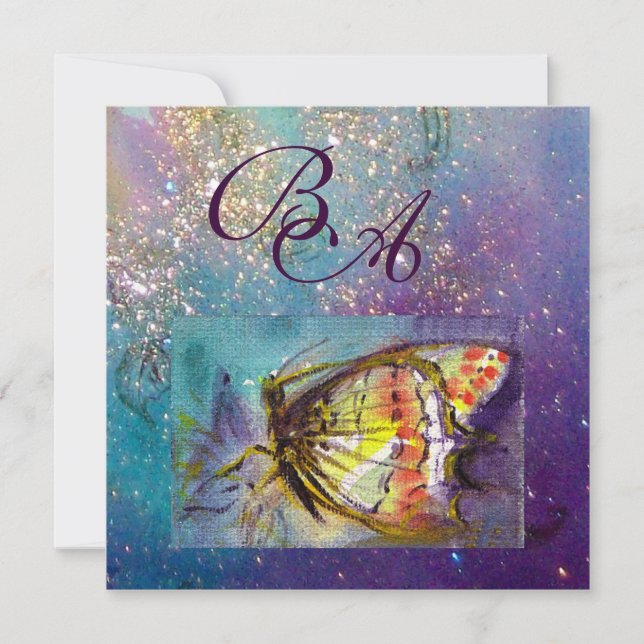 INVITATION MAGIQUE BUTTERFLY (Devant)