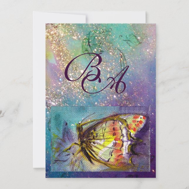 INVITATION MAGIQUE BUTTERFLY (Devant)