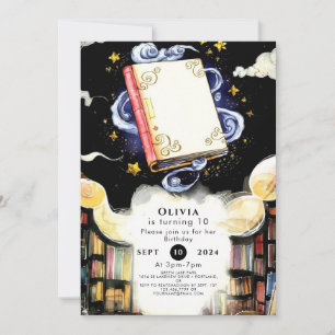 Invitation Magique Custom Fun Storybook Anniversaire