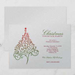 Invitation magique des sapins de Noël  SilverMetal