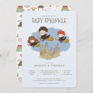 Invitation Magique Harry Potter et Hogwarts Baby Sprinking