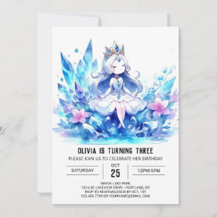 Invitation Magique Sweet Princesse Anniversaire