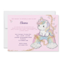 Magique Unicorn 5e anniversaire Pastel Rainbow